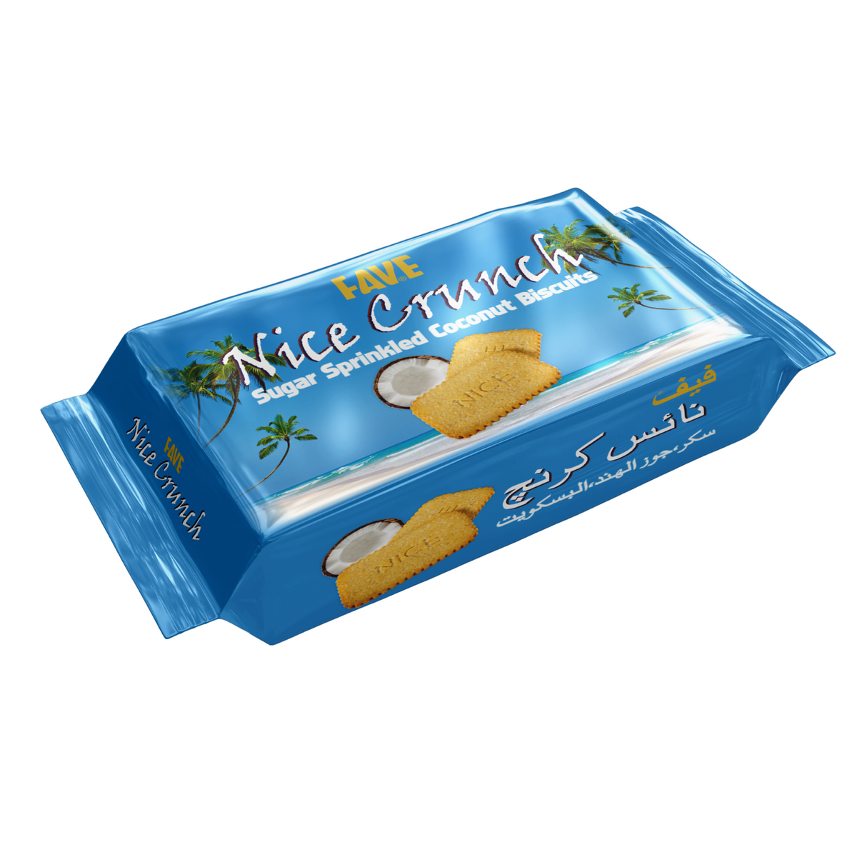 Nice Crunch Sugar-Sprinkled Coconut Biscuits